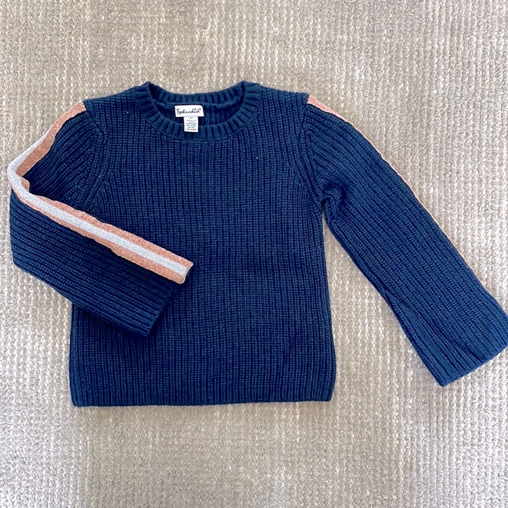 Splendid. 3T. Barely worn, like new. Navy sweater.